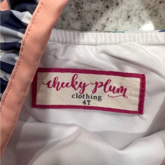 Cheeky Plum Swimsuit Top 4T - Picture 3 of 5